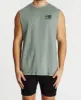Unscarred Scoop Back Muscle Tee Pigment Sage sold by Neverland