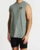 Unscarred Scoop Back Muscle Tee Pigment Sage sold by Neverland