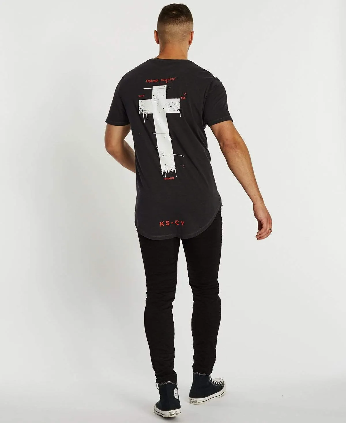 Forevolution Dual Curved T-Shirt Pigment Asphalt sold by Neverland product image thumbnail 5