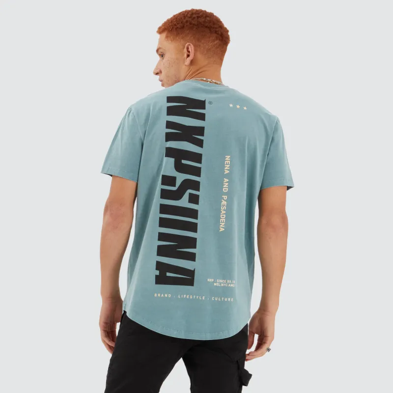 Ether Dual Curved Tee Pigment Trooper sold by Neverland