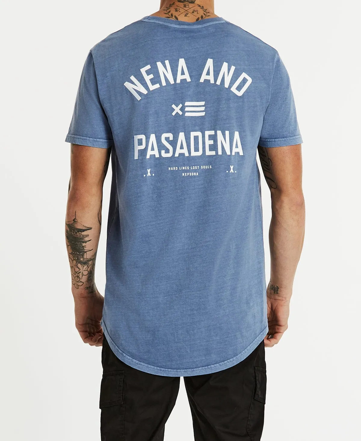 Ground Control Cape Back T-Shirt Pigment Dusty Blue sold by Neverland product image thumbnail 3