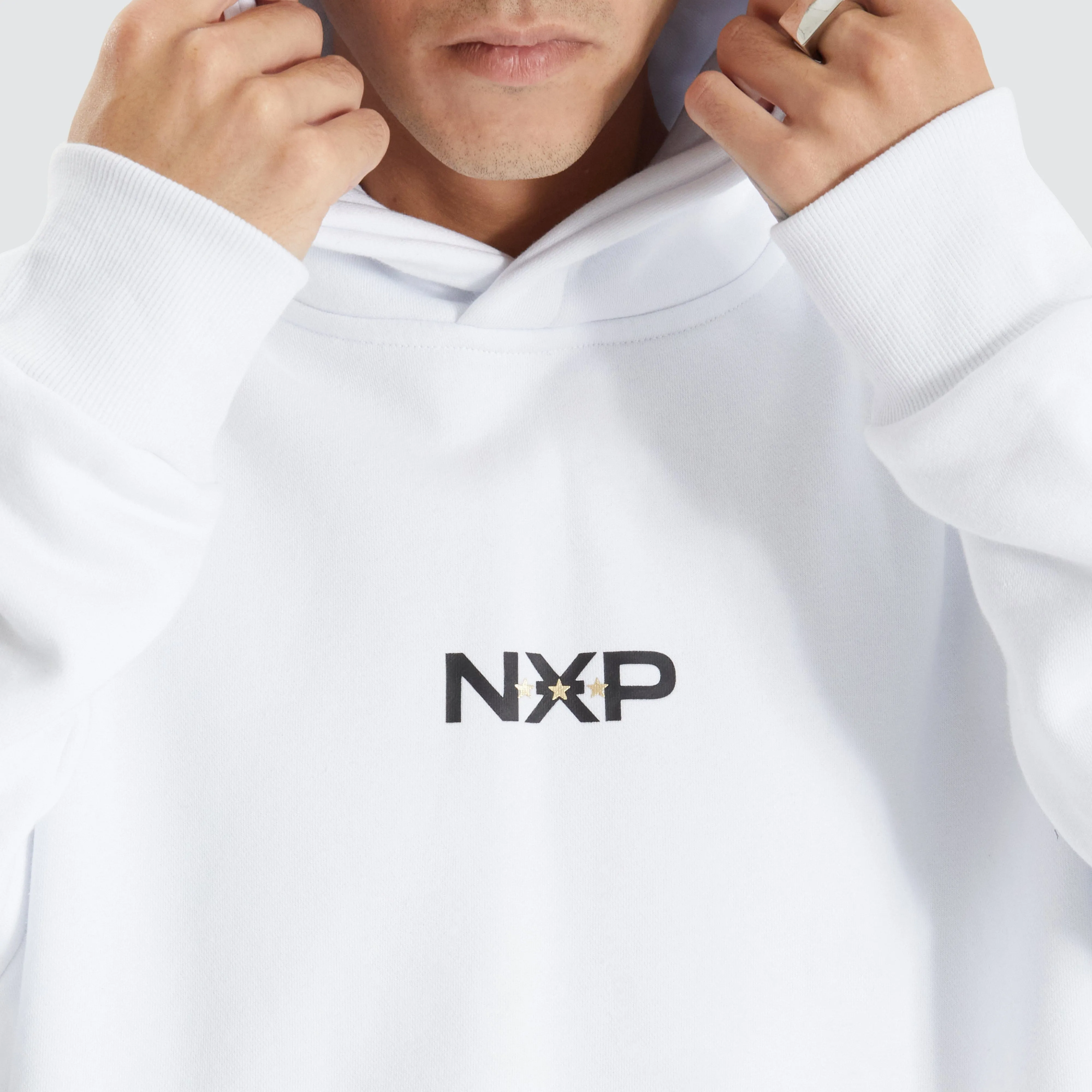 Styche Dual Curved Hoodie Optical White sold by Neverland product image thumbnail 3