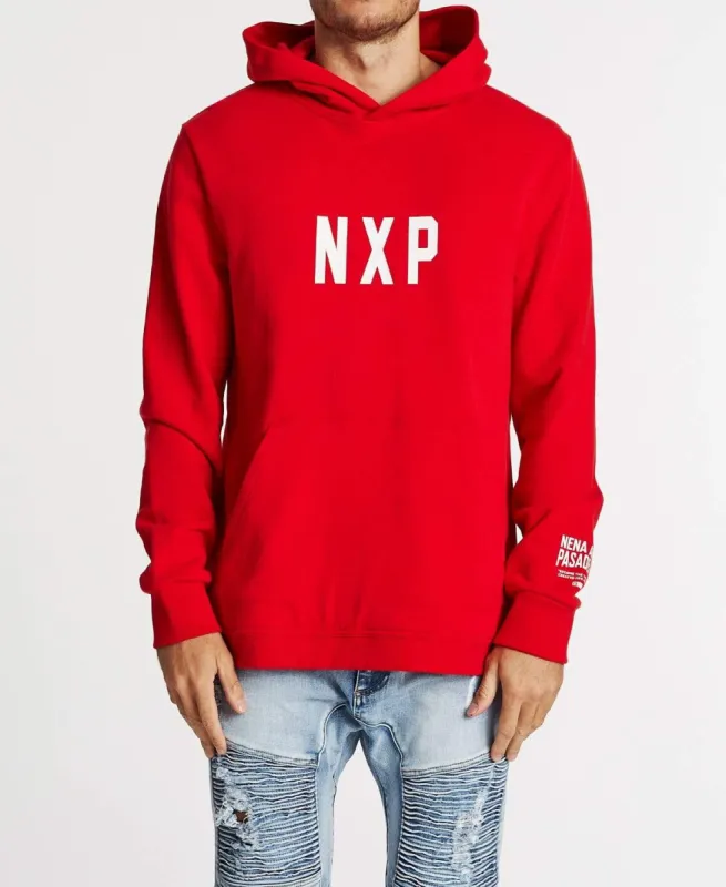 Nitro Step Hem Hoodie Red sold by Neverland