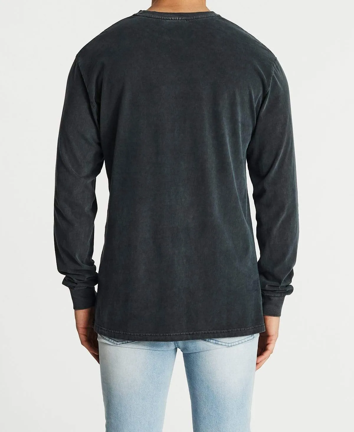 Flood Relaxed Long Sleeve T-Shirt Pigment Asphalt sold by Neverland product image thumbnail 2