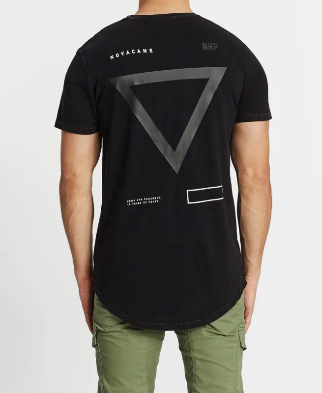 Novacane Cape Back T-Shirt Acid Black sold by Neverland