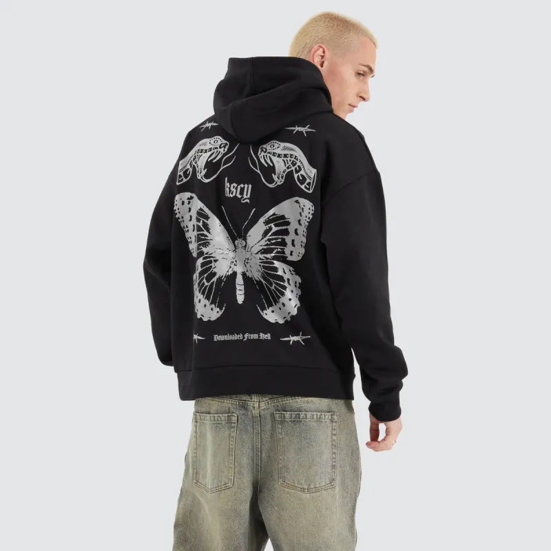 Download Oversized Hoodie Jet Black sold by Neverland