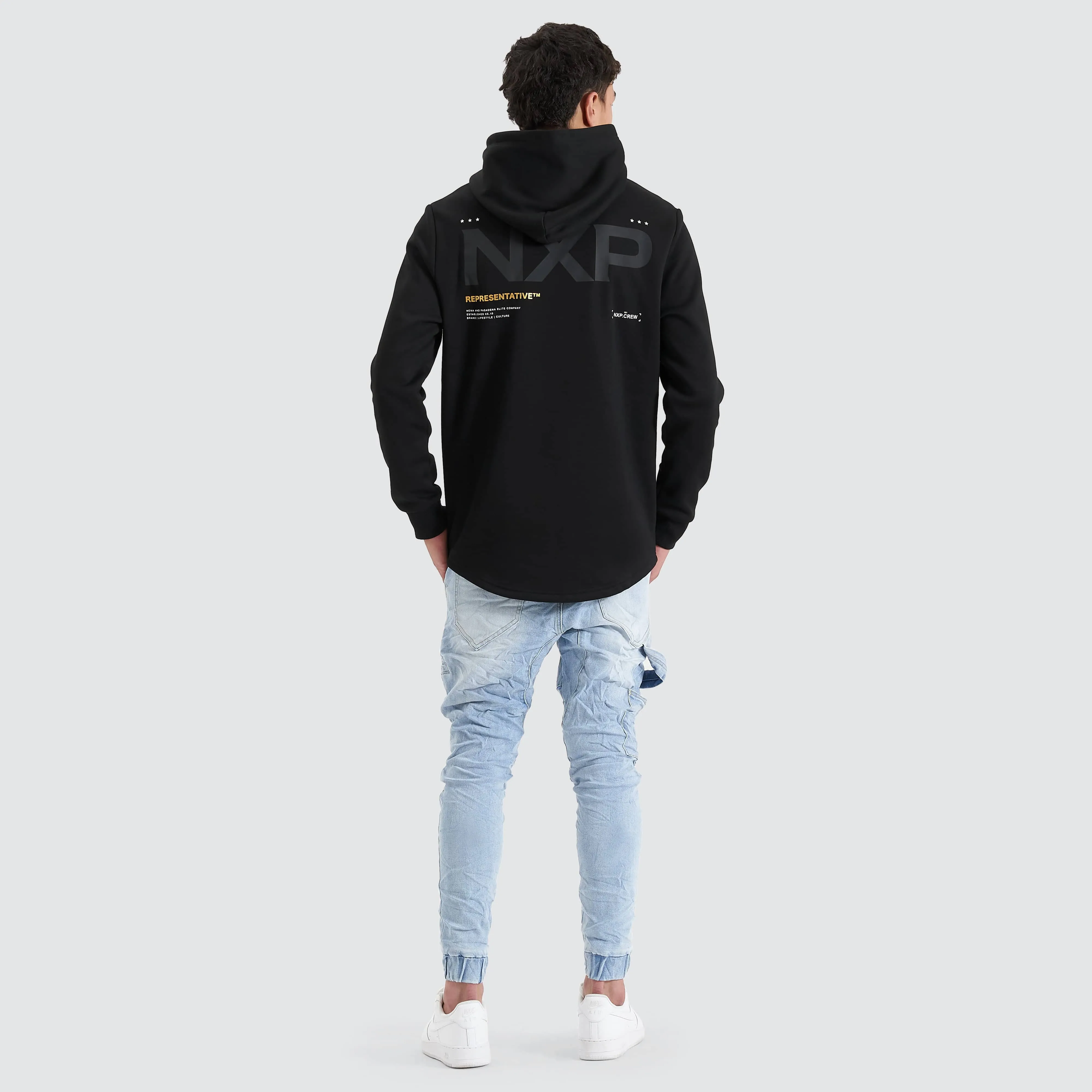 Spire Dual Curved Hoodie Jet Black sold by Neverland product image thumbnail 5