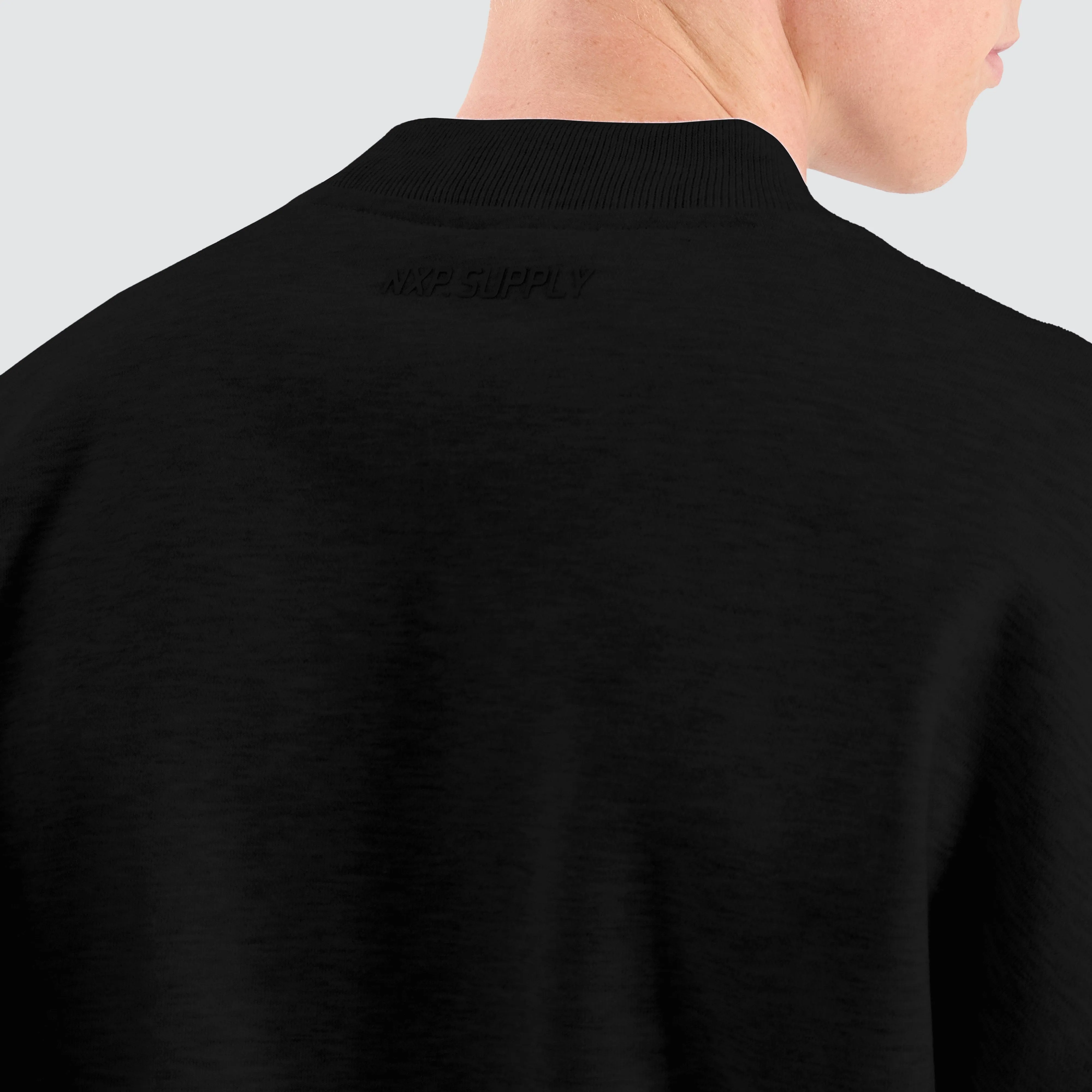 Tulsa Box Fit Sweater Jet Black sold by Neverland product image thumbnail 3