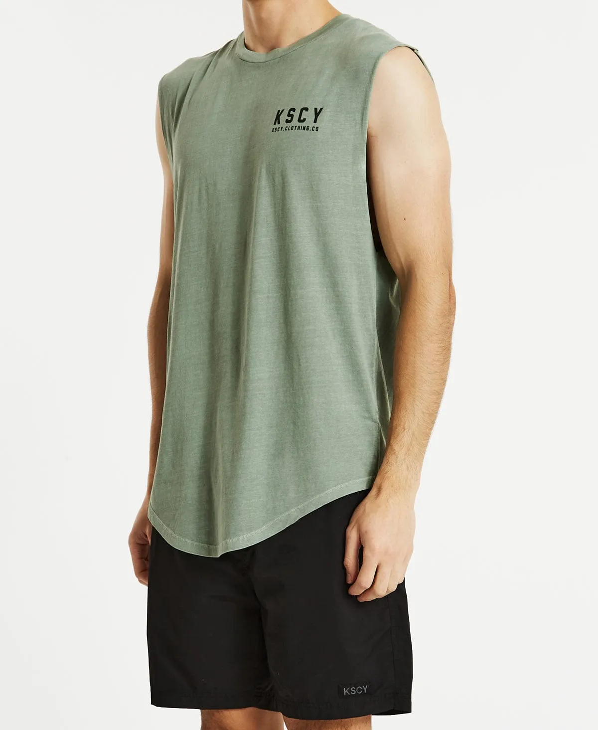 Propaganda Dual Curved Muscle Tee Pigment Shadow sold by Neverland product image thumbnail 4