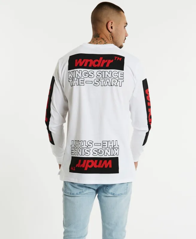 Matched Long Sleeve T-Shirt White sold by Neverland