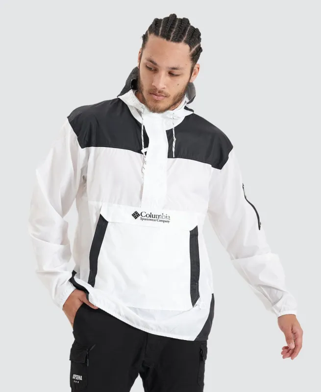 Challenger Windbreaker Jacket White/Black sold by Neverland