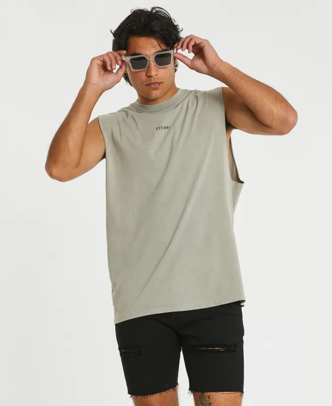 Minimal Thrills Merch Fit Muscle Tee Fog Grey sold by Neverland