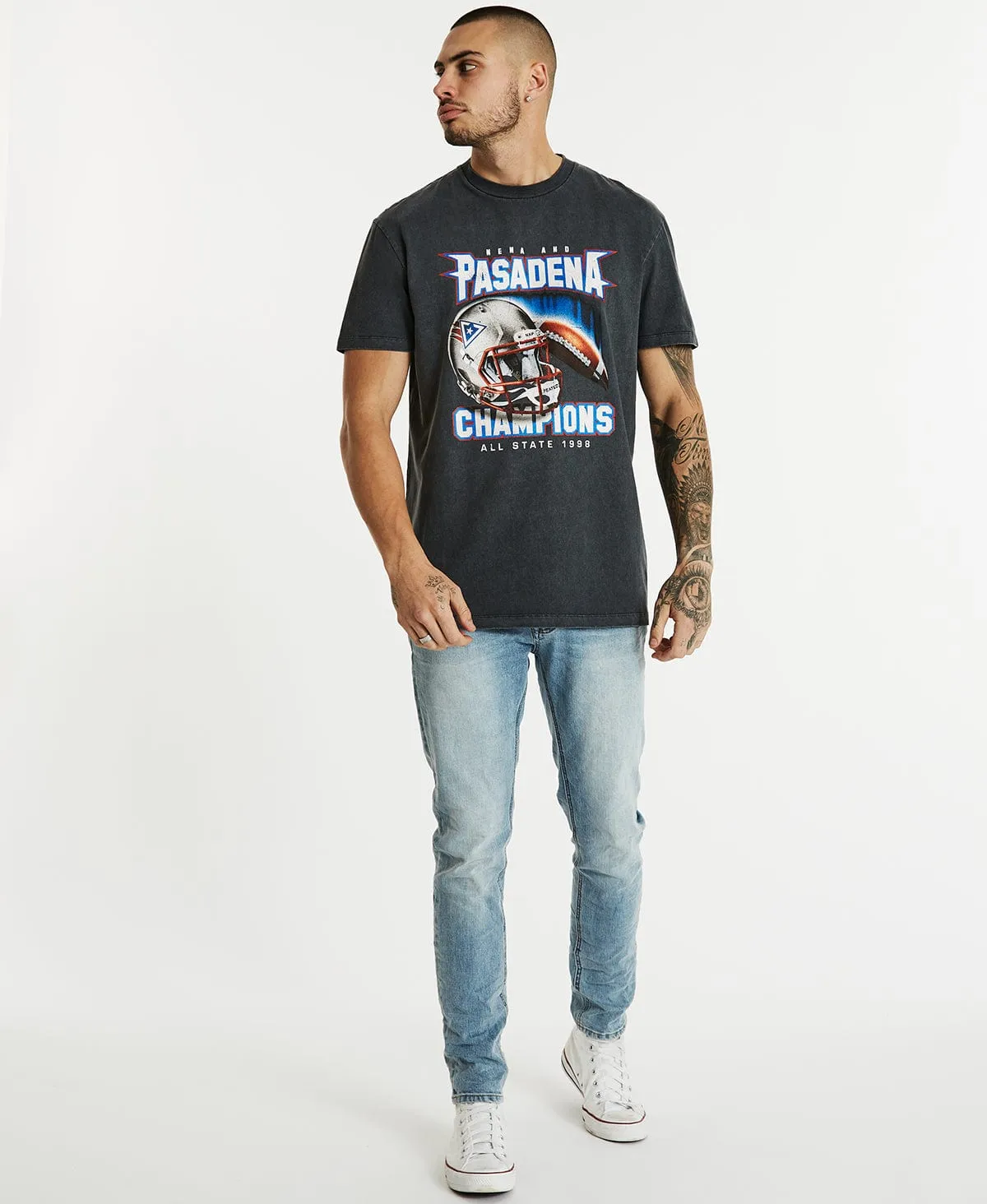 Divine Relaxed T-Shirt Pigment Asphalt sold by Neverland product image thumbnail 5