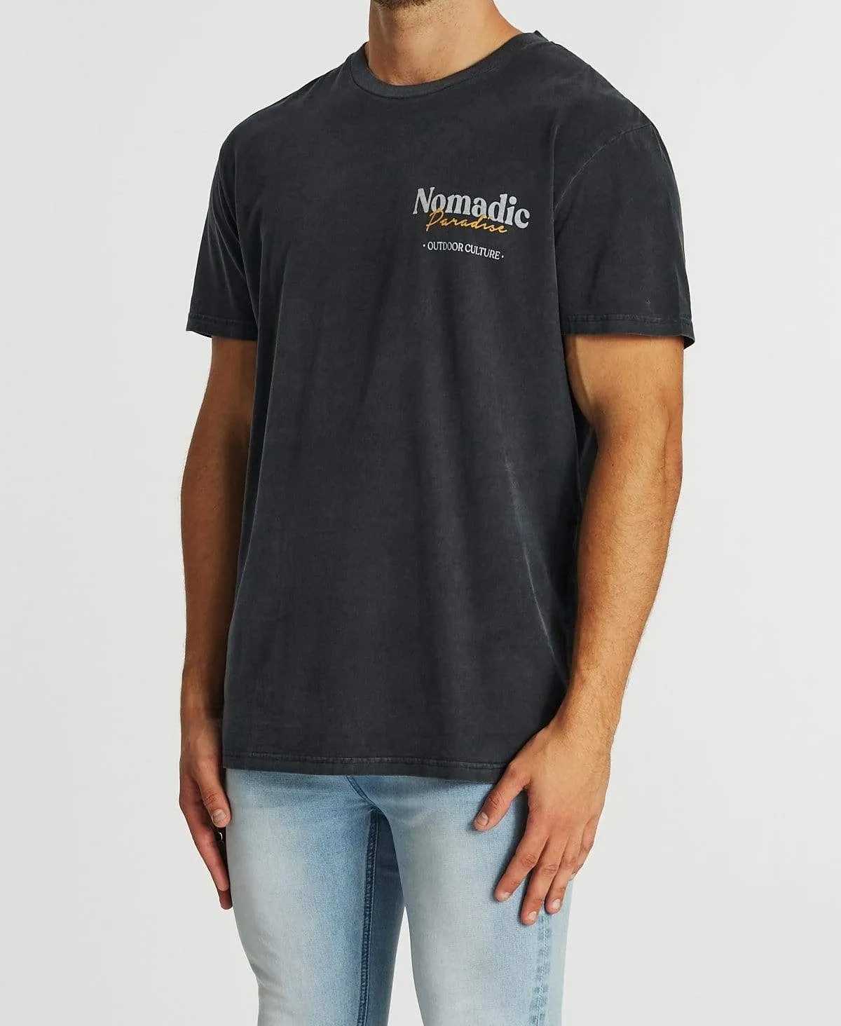 Sombre T-Shirt Pigment Asphalt sold by Neverland product image thumbnail 3