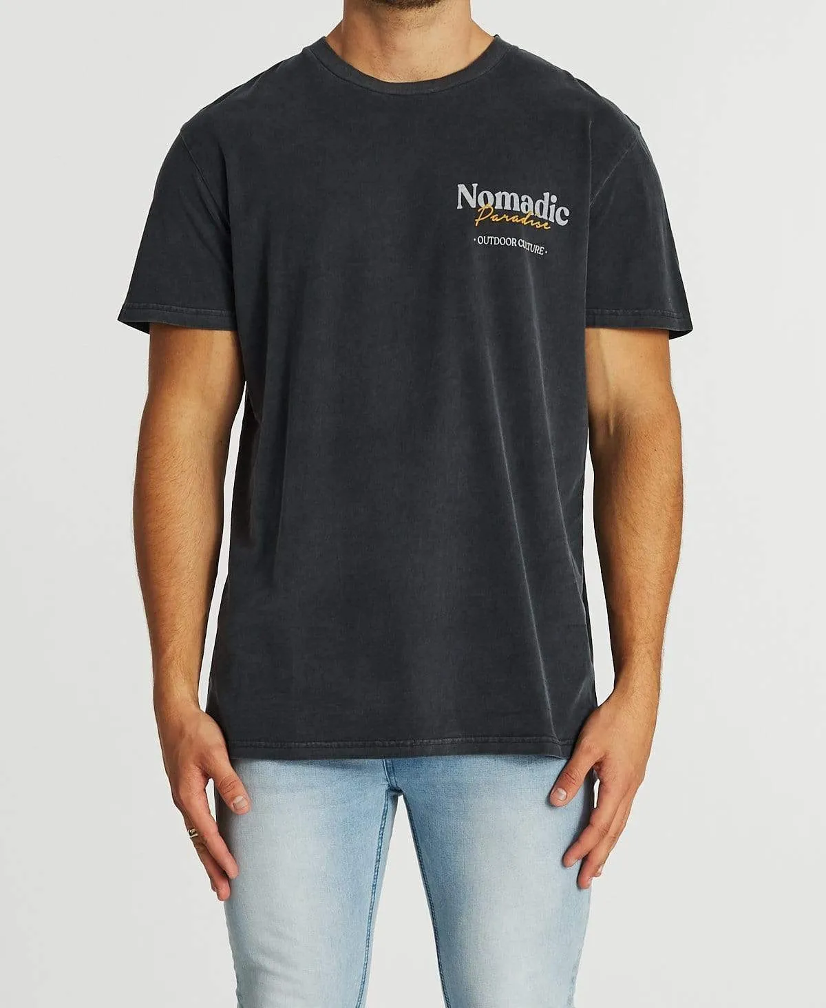 Sombre T-Shirt Pigment Asphalt sold by Neverland product image thumbnail 2