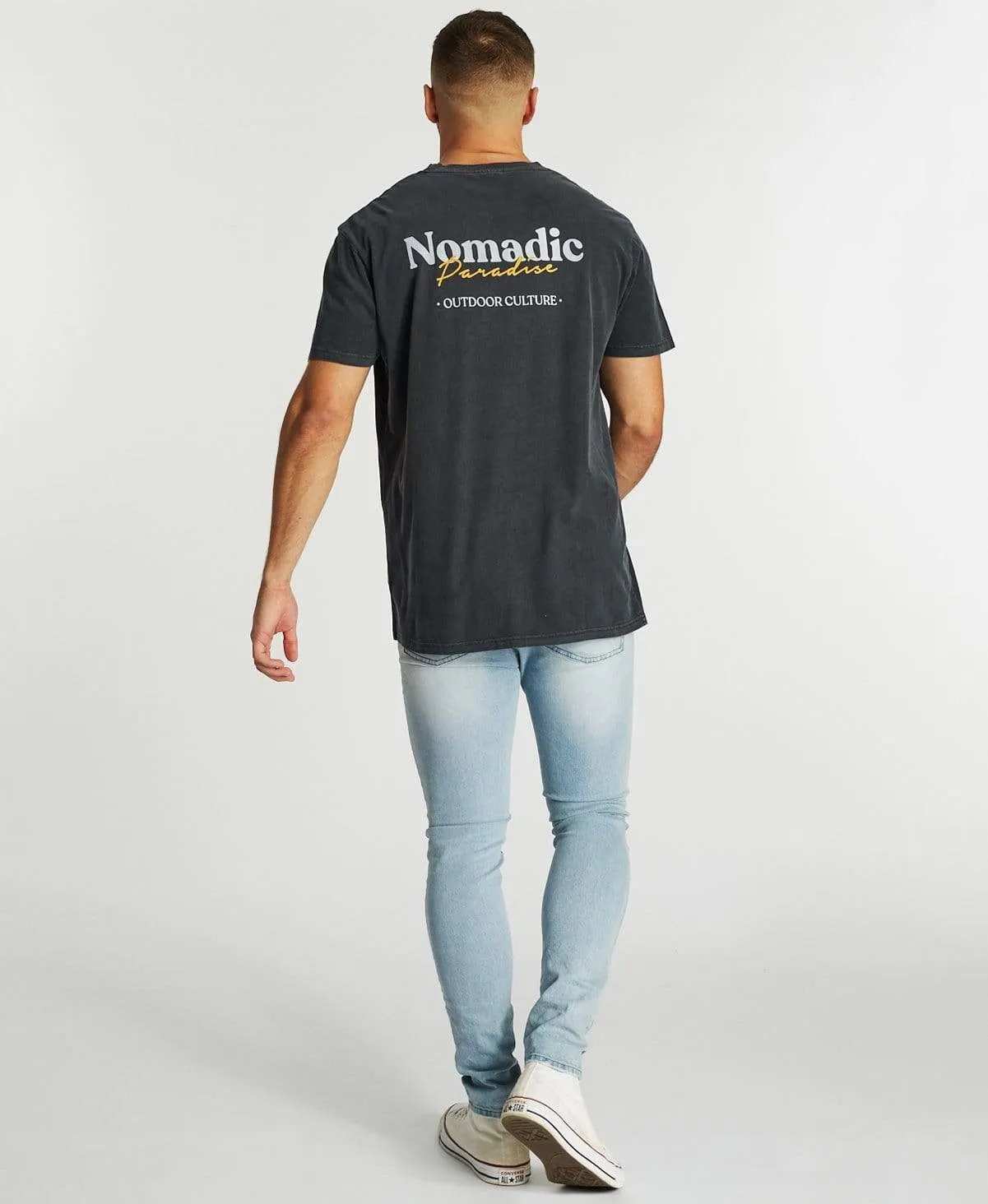 Sombre T-Shirt Pigment Asphalt sold by Neverland product image thumbnail 5