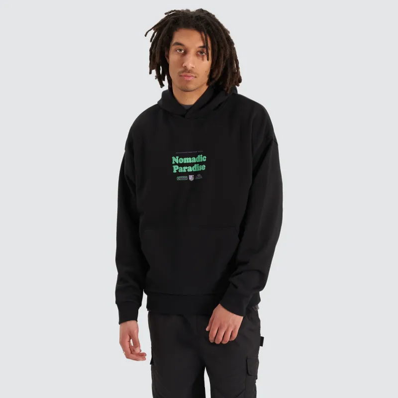 Everest Oversized Hoodie Jet Black sold by Neverland