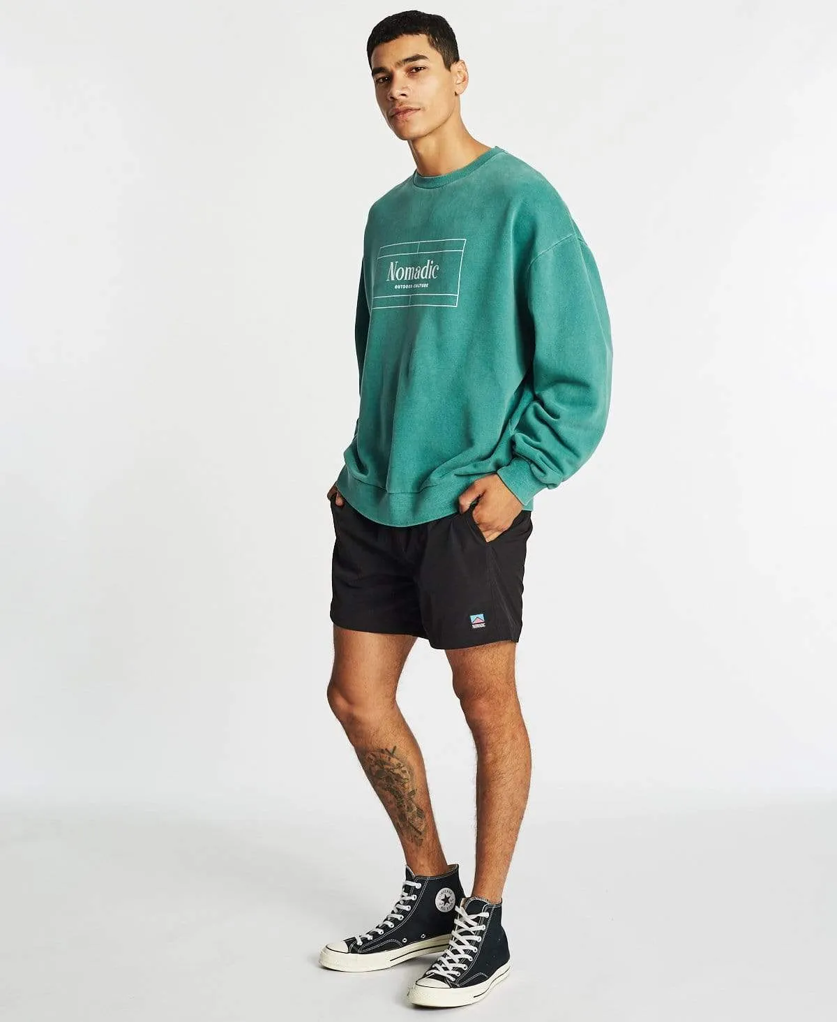 Big Sur Relaxed Jumper Pigment North Sea sold by Neverland product image thumbnail 4