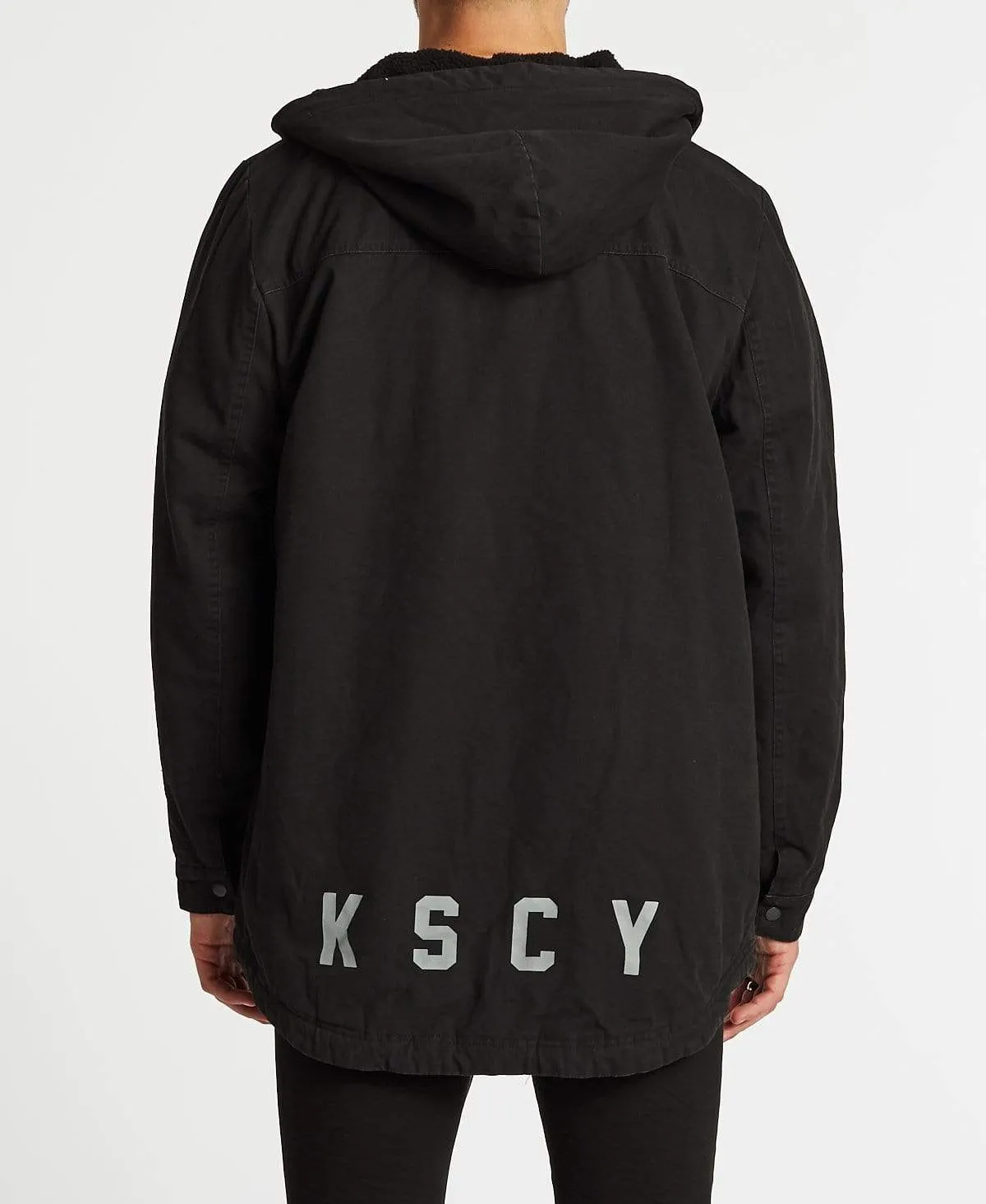 Granada Hooded Parker Jacket Jet Black sold by Neverland product image thumbnail 2