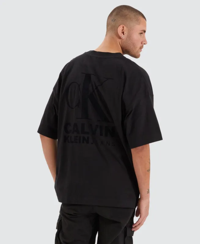 Bold Logo Varsity T-Shirt Black sold by Neverland