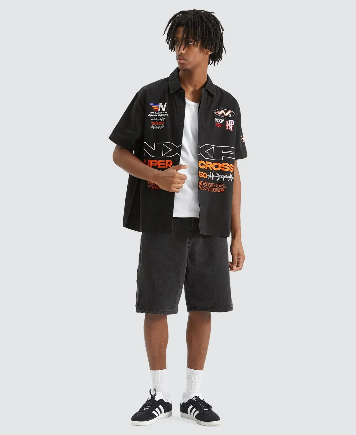 Moto Mechanic Shirt Jet Black sold by Neverland product image thumbnail 3