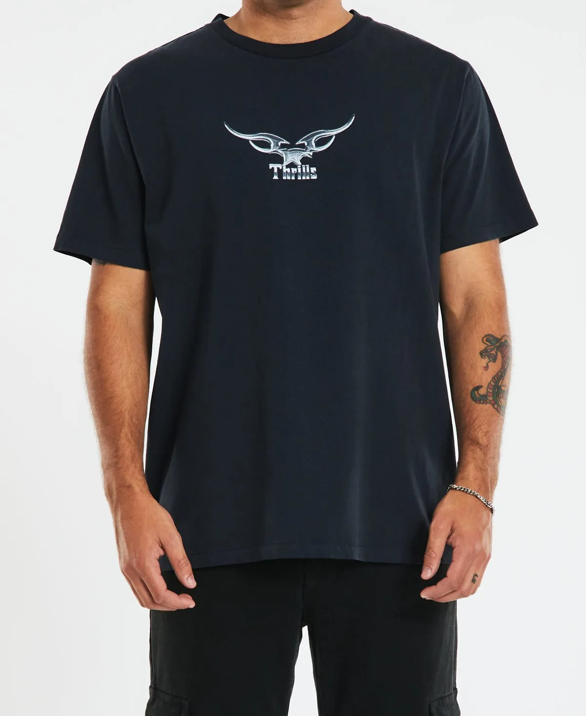 Iron Eagle Merch Fit T-Shirt Twilight Black sold by Neverland product image thumbnail 3
