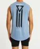 Lanes Scoop Back Muscle Tee Pigment Dusty Blue sold by Neverland