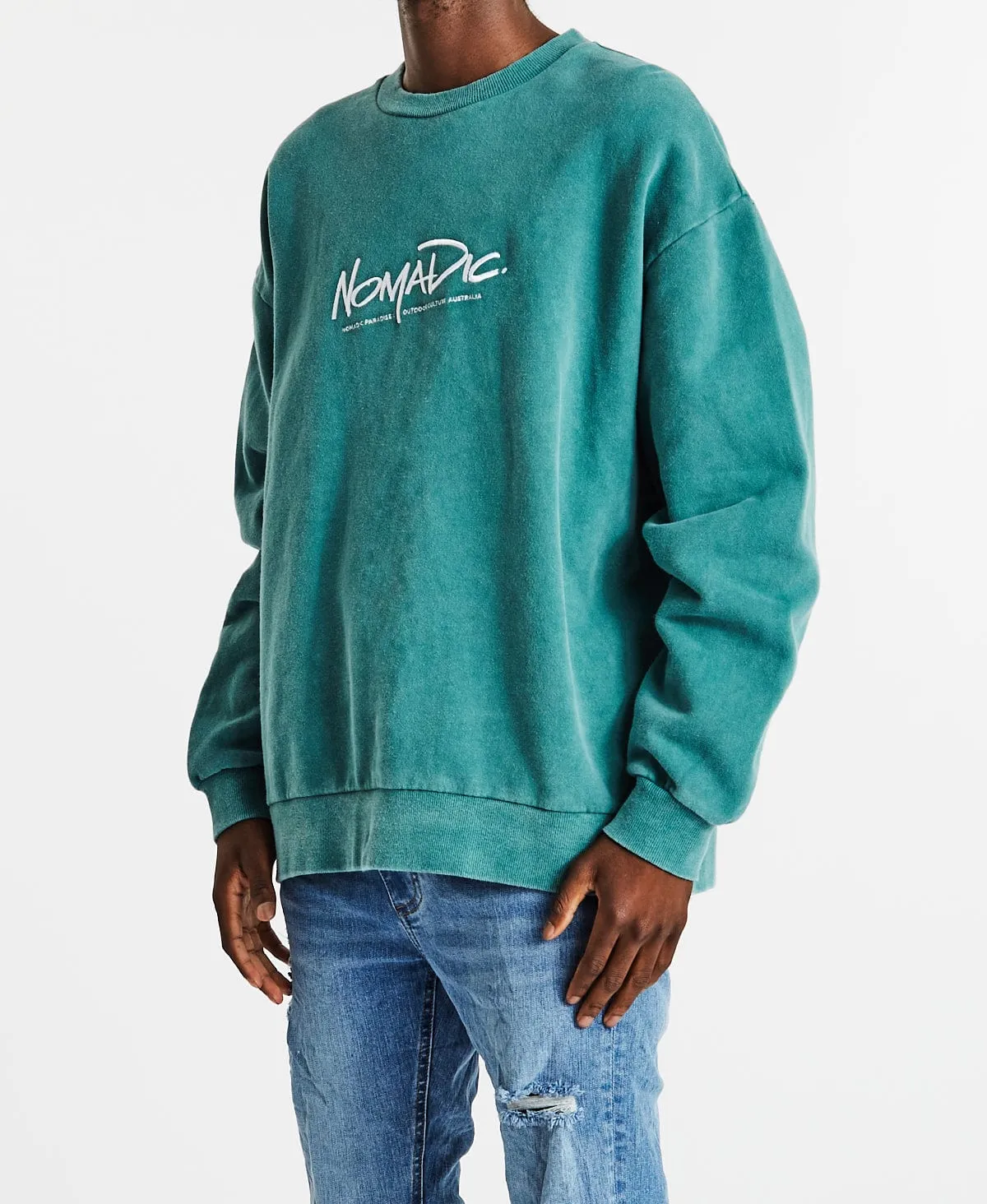 Sign Relaxed Jumper Pigment North Sea sold by Neverland product image thumbnail 3