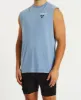 Lanes Scoop Back Muscle Tee Pigment Dusty Blue sold by Neverland