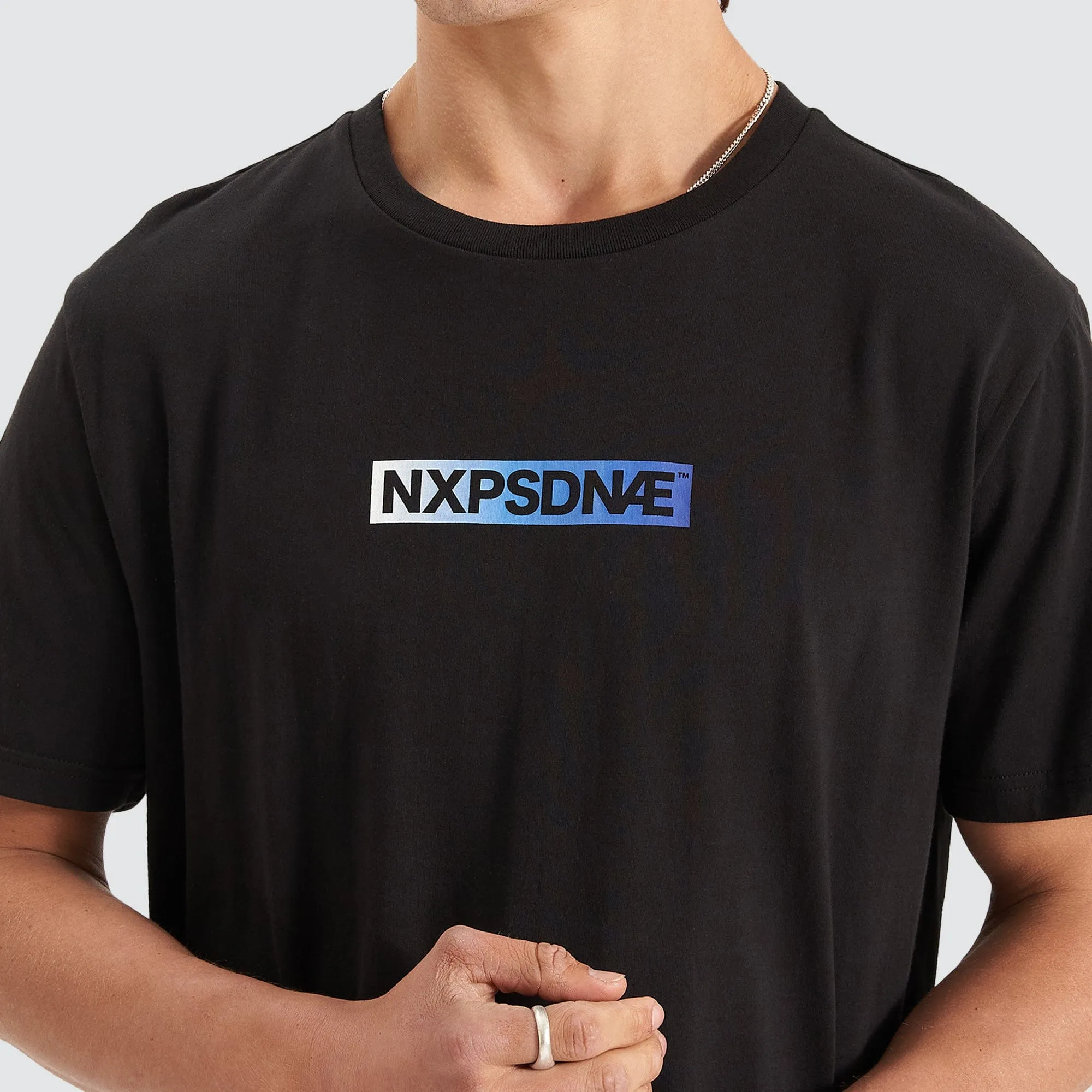 Fandom Cape Back Tee Jet Black sold by Neverland product image thumbnail 3