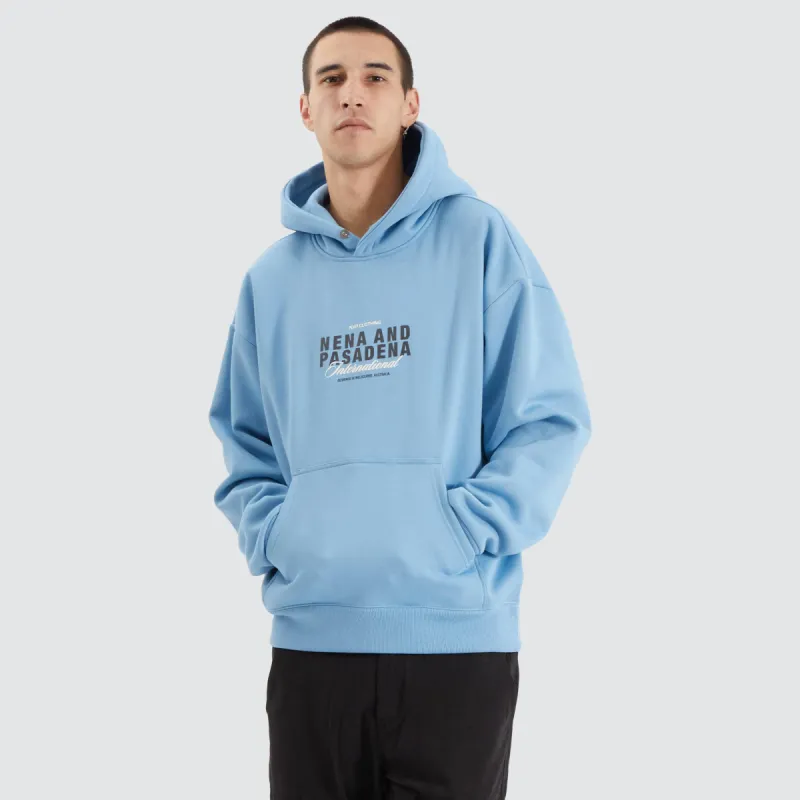 Impact Heavy Box Fit Hoodie Blissful Blue sold by Neverland