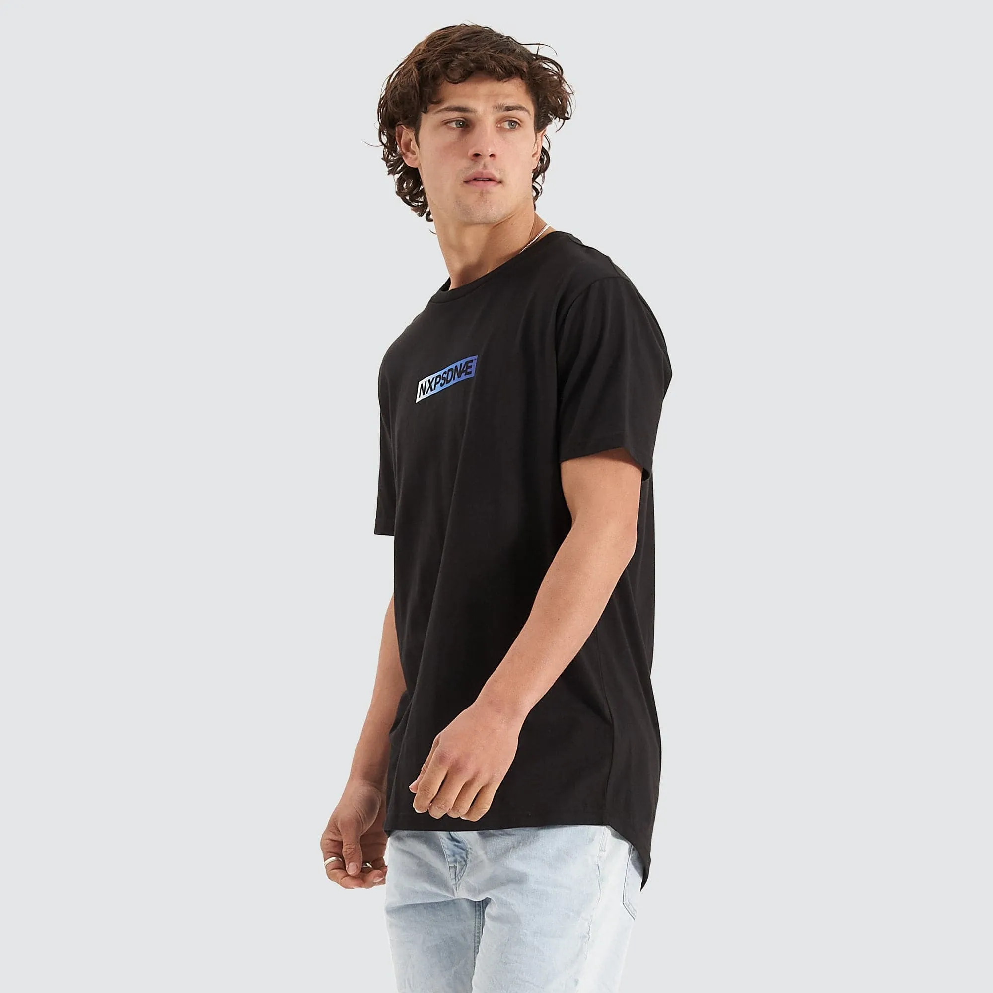 Fandom Cape Back Tee Jet Black sold by Neverland product image thumbnail 4