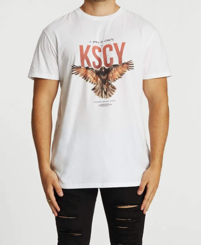 Utopia Relaxed T-Shirt White sold by Neverland