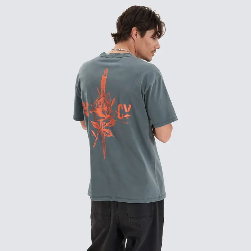 Mystic Quest Box Fit Tee Pigment Turbulence sold by Neverland