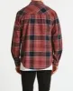 Charge Casual Long Sleeve Shirt Burgandy/Black Check sold by Neverland
