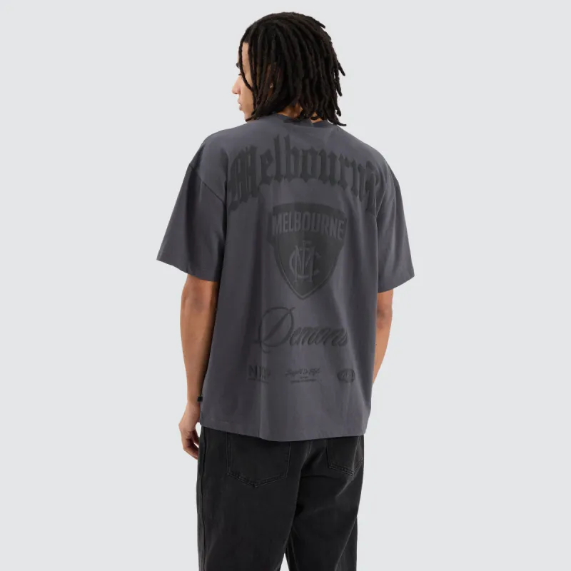 Melbourne Demons AFL Heavy Raptor Tee Asphalt sold by Neverland