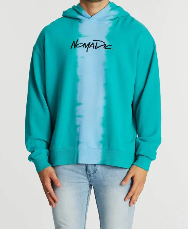 Distortion Relaxed Hoodie Alaskan Blue sold by Neverland