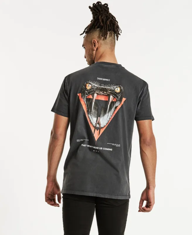 Silent Relaxed T-Shirt Pigment Black sold by Neverland