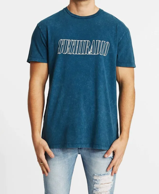 Steeled Relaxed Fit T-Shirt Mineral Blue made by Neverland
