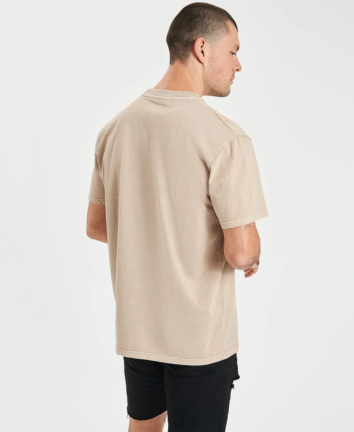 Lincoln Relaxed T-Shirt Pigment Taupe sold by Neverland product image thumbnail 2