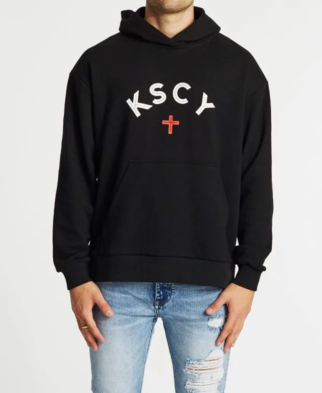 Foster Relaxed Fit Hoodie Jet Black sold by Neverland