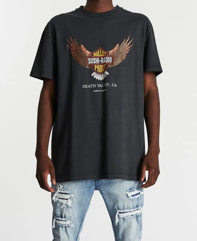 Bulletproof Relaxed T-Shirt Pigment Black sold by Neverland