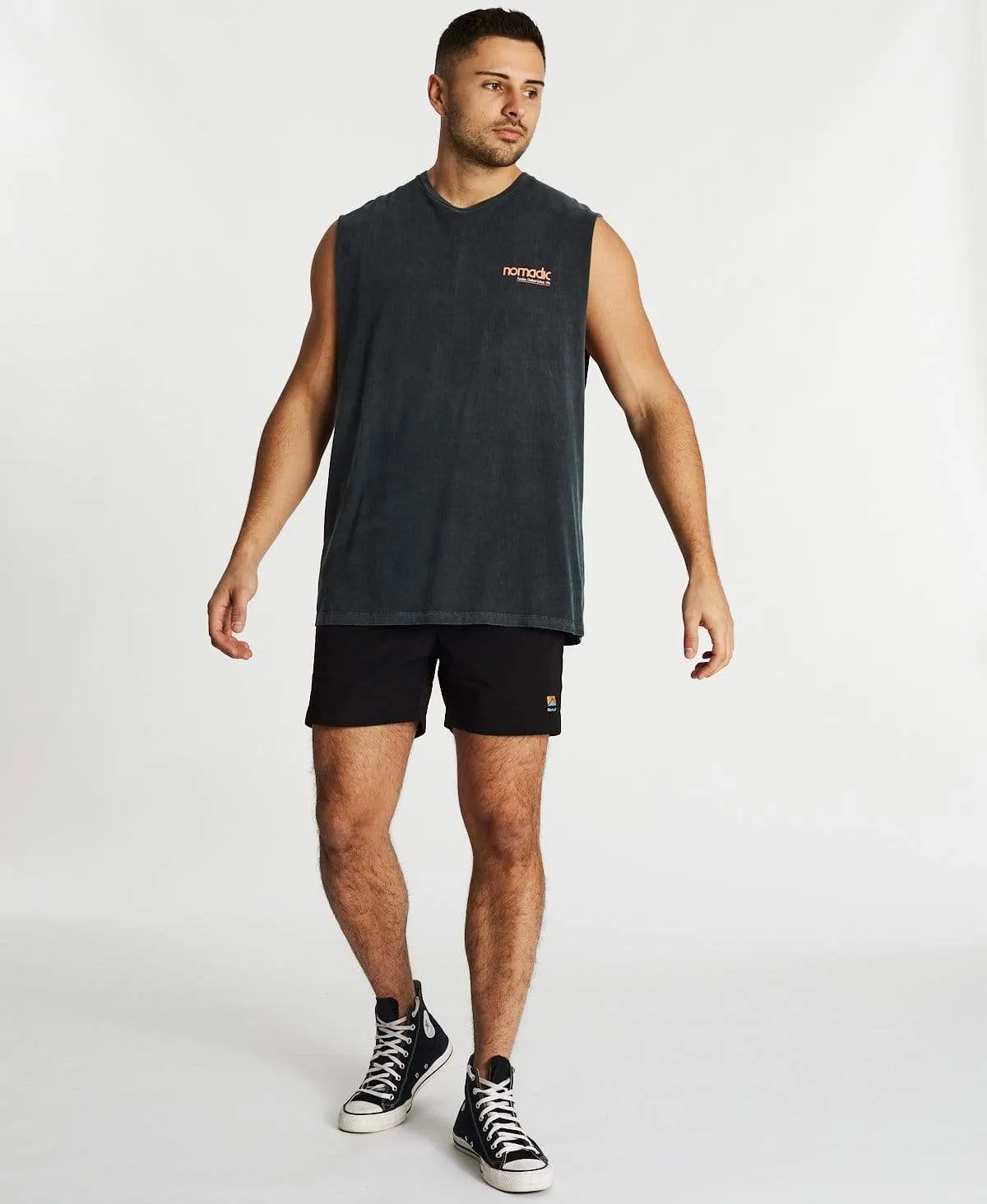 Wipe Out Standard Muscle Tee Pigment Asphalt sold by Neverland product image thumbnail 5