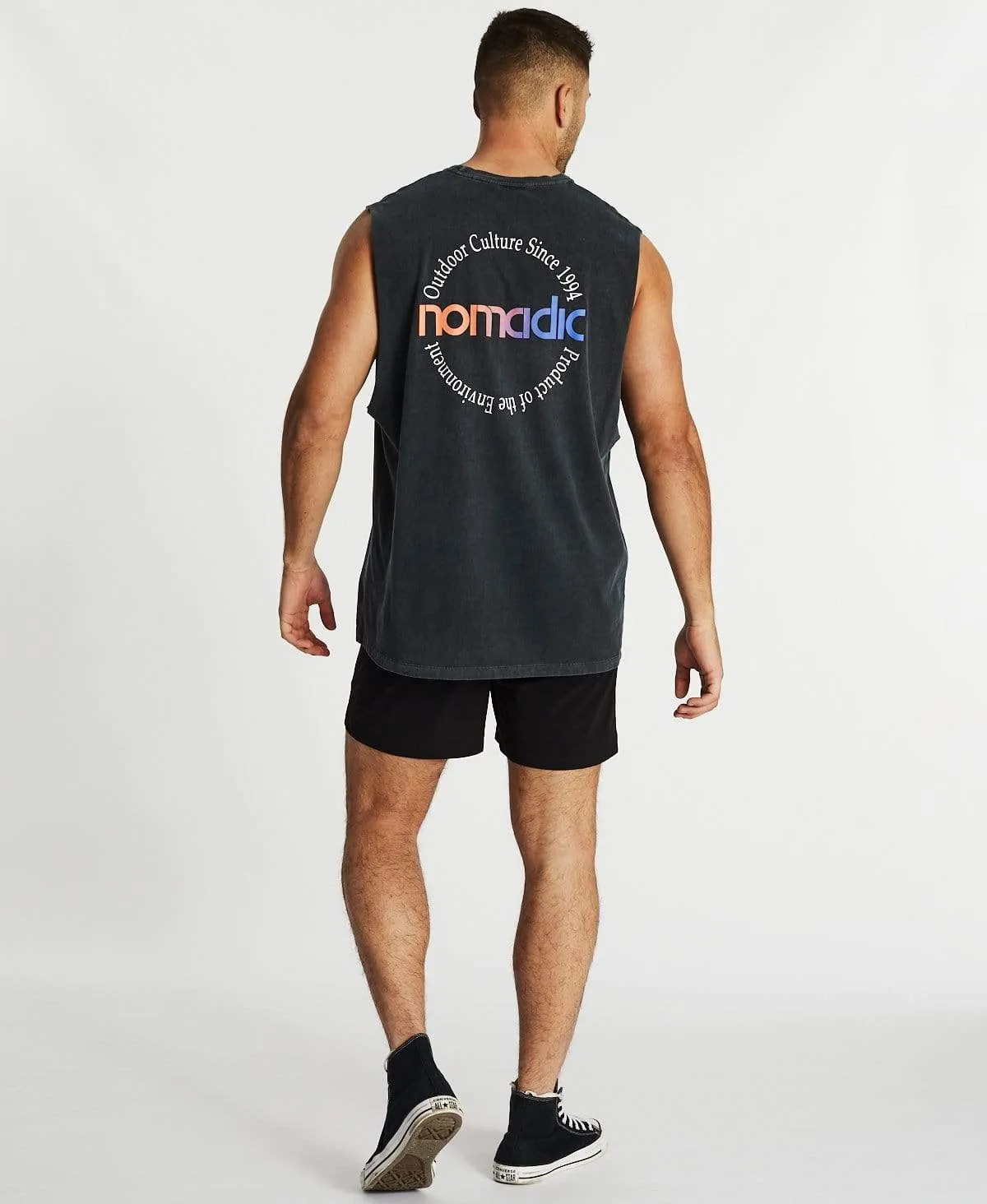 Wipe Out Standard Muscle Tee Pigment Asphalt sold by Neverland product image thumbnail 4