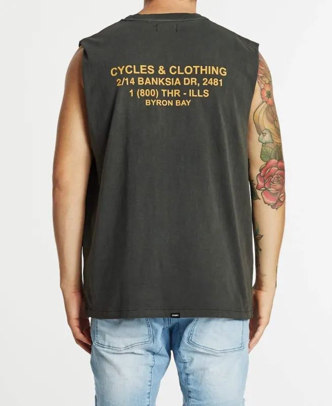 Cycles & Clothing Merch Fit Muscle Tee Merch Black sold by Neverland