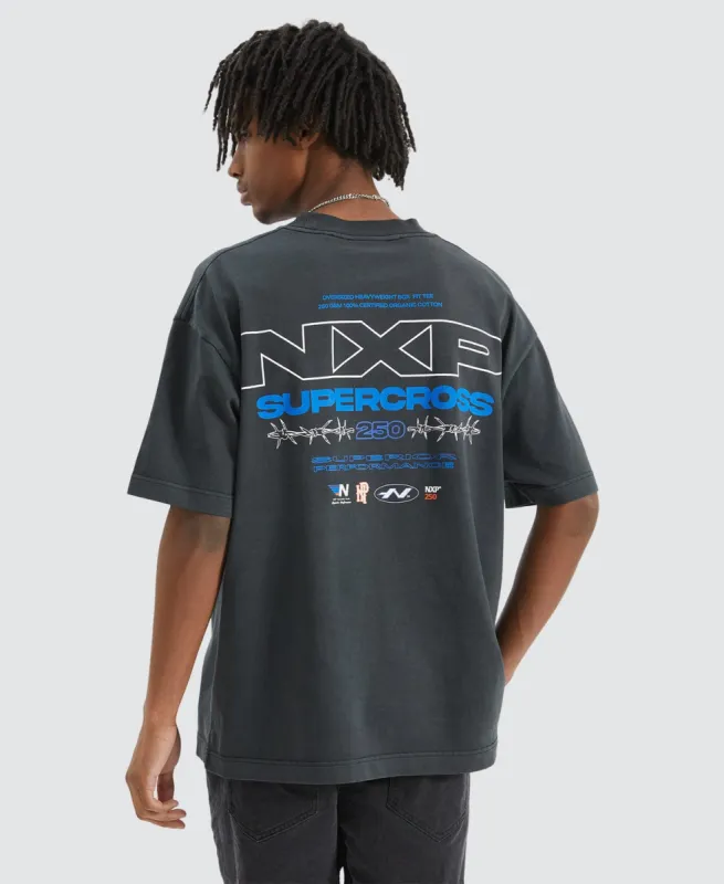 Cornerman Street Fit T-Shirt Pigment Black sold by Neverland