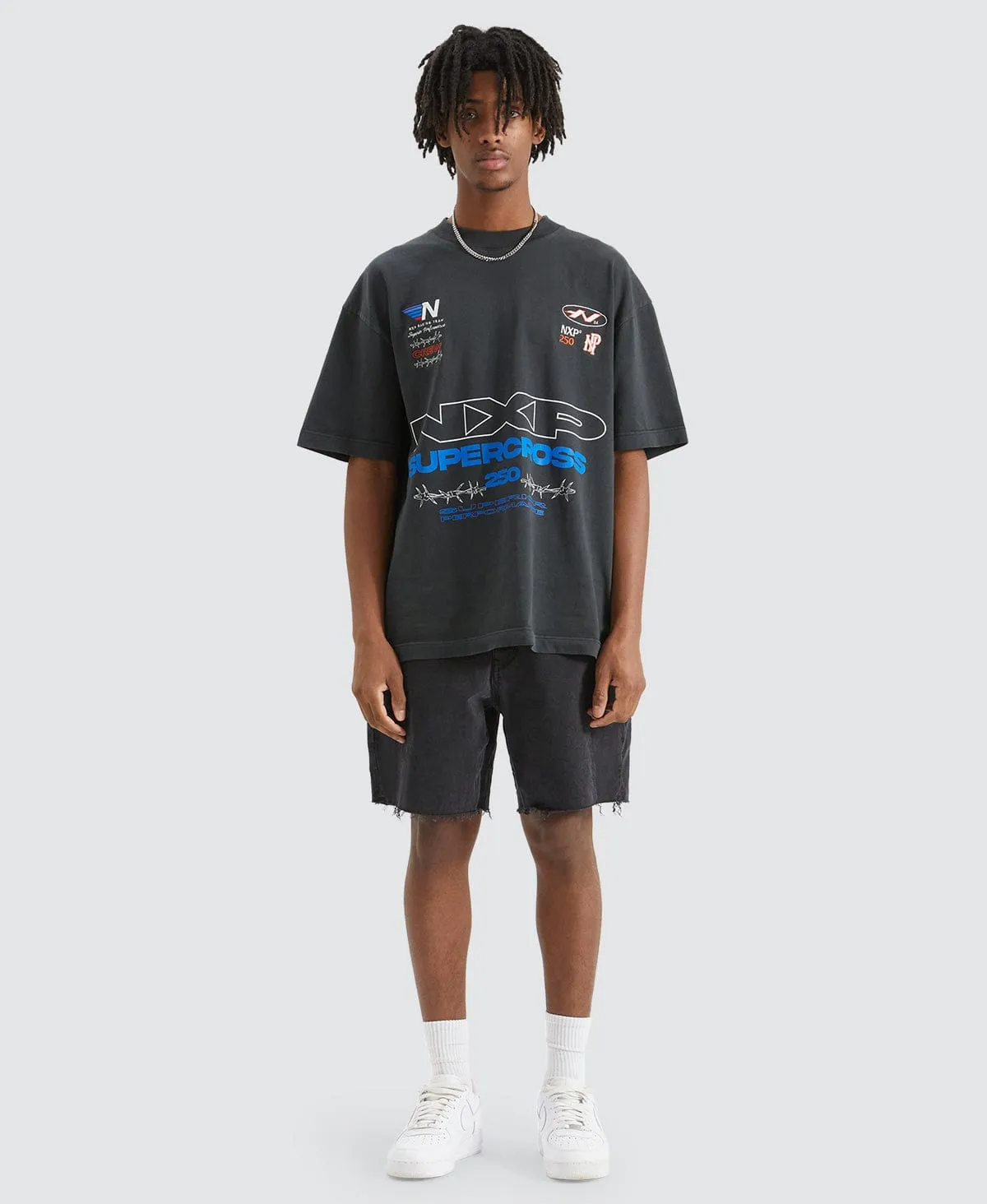 Cornerman Street Fit T-Shirt Pigment Black sold by Neverland product image thumbnail 3