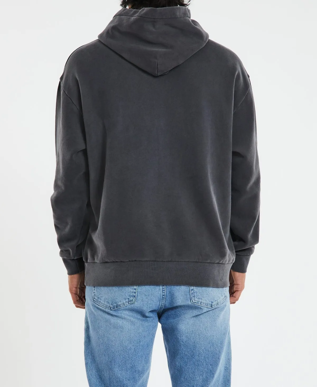 Temperature Relaxed Hoodie Pigment Asphalt Grey sold by Neverland product image thumbnail 2