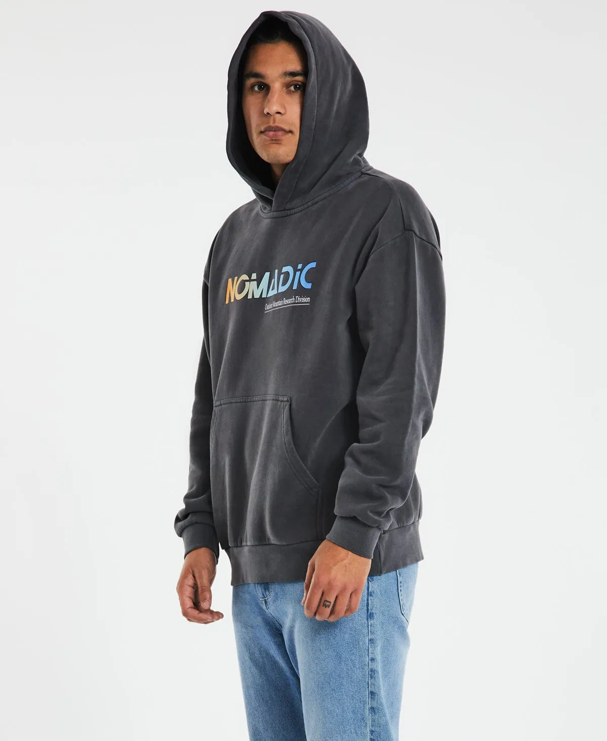 Temperature Relaxed Hoodie Pigment Asphalt Grey sold by Neverland product image thumbnail 3