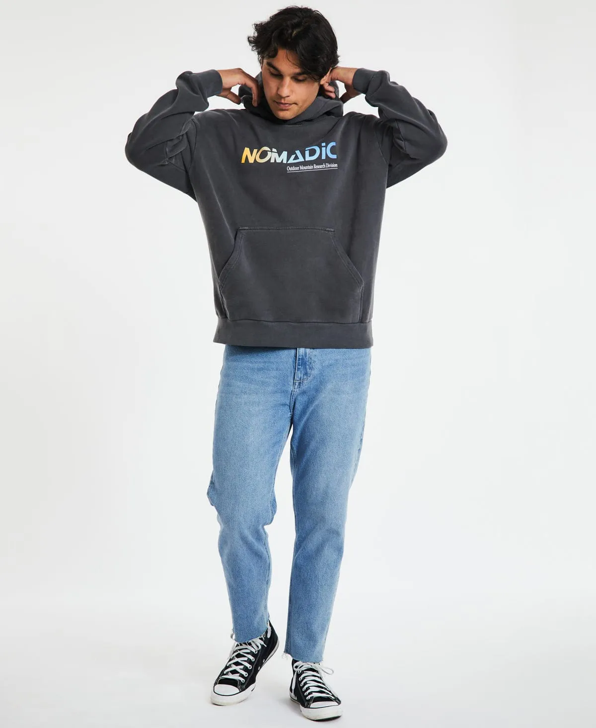 Temperature Relaxed Hoodie Pigment Asphalt Grey sold by Neverland product image thumbnail 5